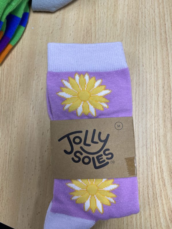 Yellow Flower Socks