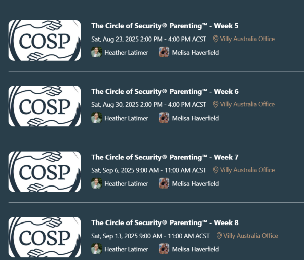 The Circle of Security® Parenting™ - 8 Week Course - Term 3 2025 - Image 4