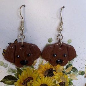 Earrings - Made with love, and clay!